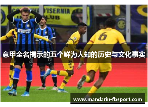意甲全名揭示的五个鲜为人知的历史与文化事实 意甲全名揭示的五个鲜为人知的历史与文化事实
