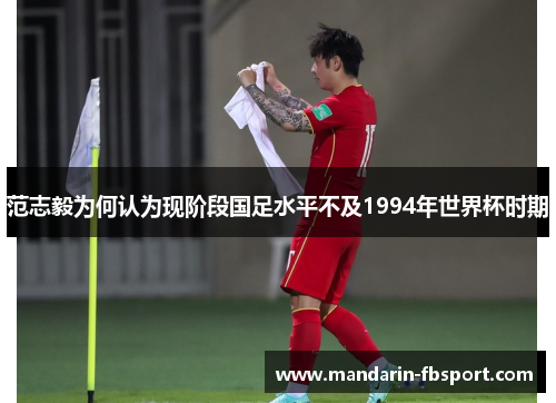 范志毅为何认为现阶段国足水平不及1994年世界杯时期