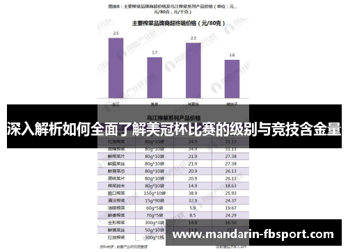 深入解析如何全面了解美冠杯比赛的级别与竞技含金量