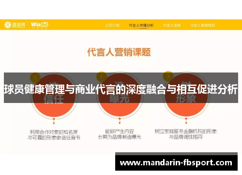 球员健康管理与商业代言的深度融合与相互促进分析